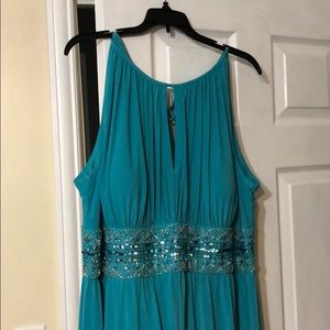 Plus size evening gown